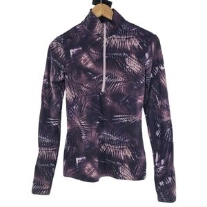 Nike Jacket Size Small Purple Pullover 1/4 ‎ Zip Dri Fit Casual Active